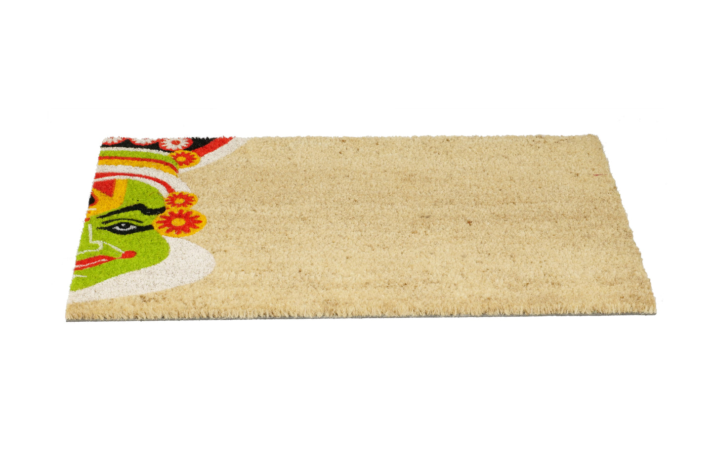 OnlyMat Kathakali Face Coir Doormat with Anti-Slip Backing