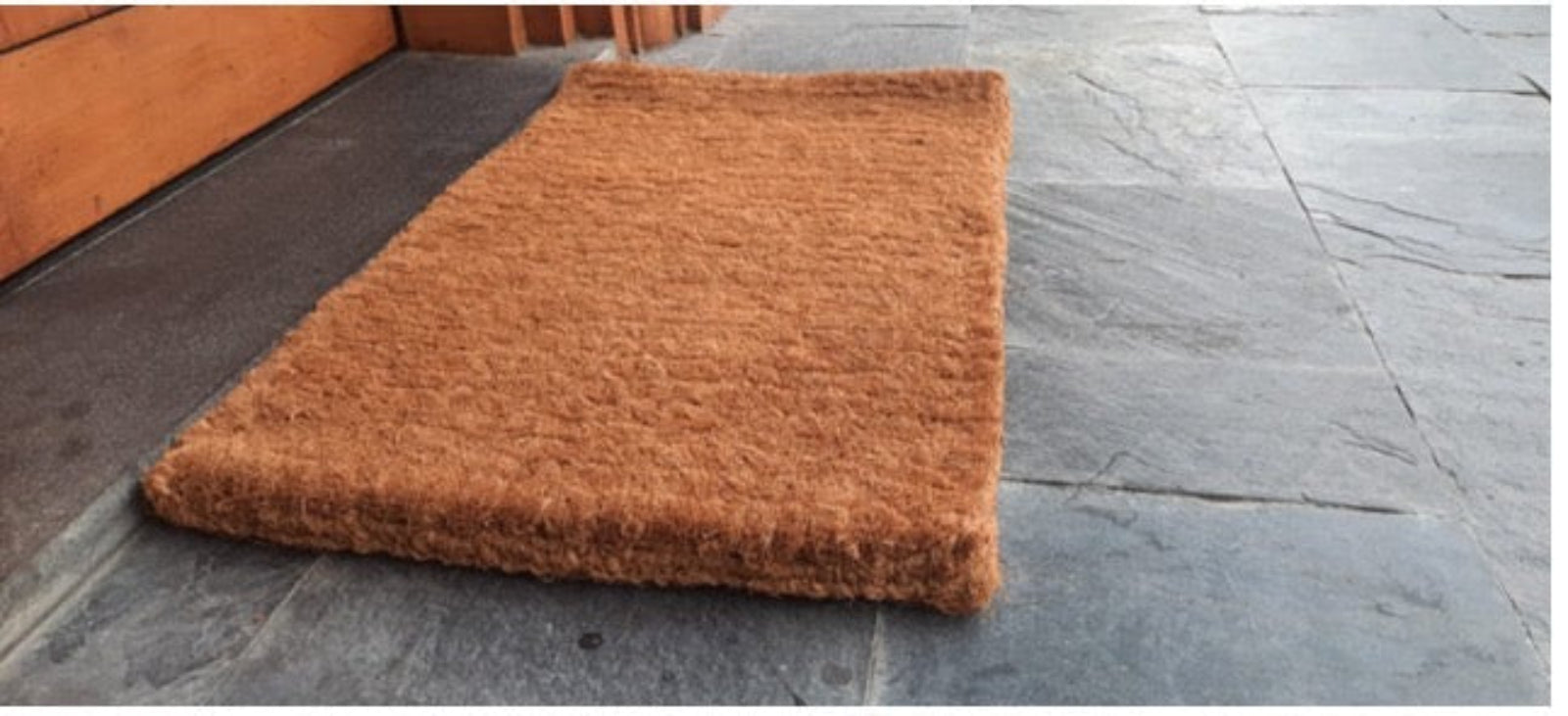 OnlyMat 100% Handloom Thick Coir Doormat 3cm Handwoven Natural Coir Mat