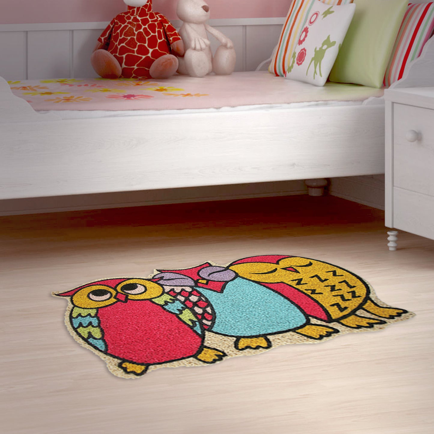Onlymat Owl shape Coir Mat - OnlyMat