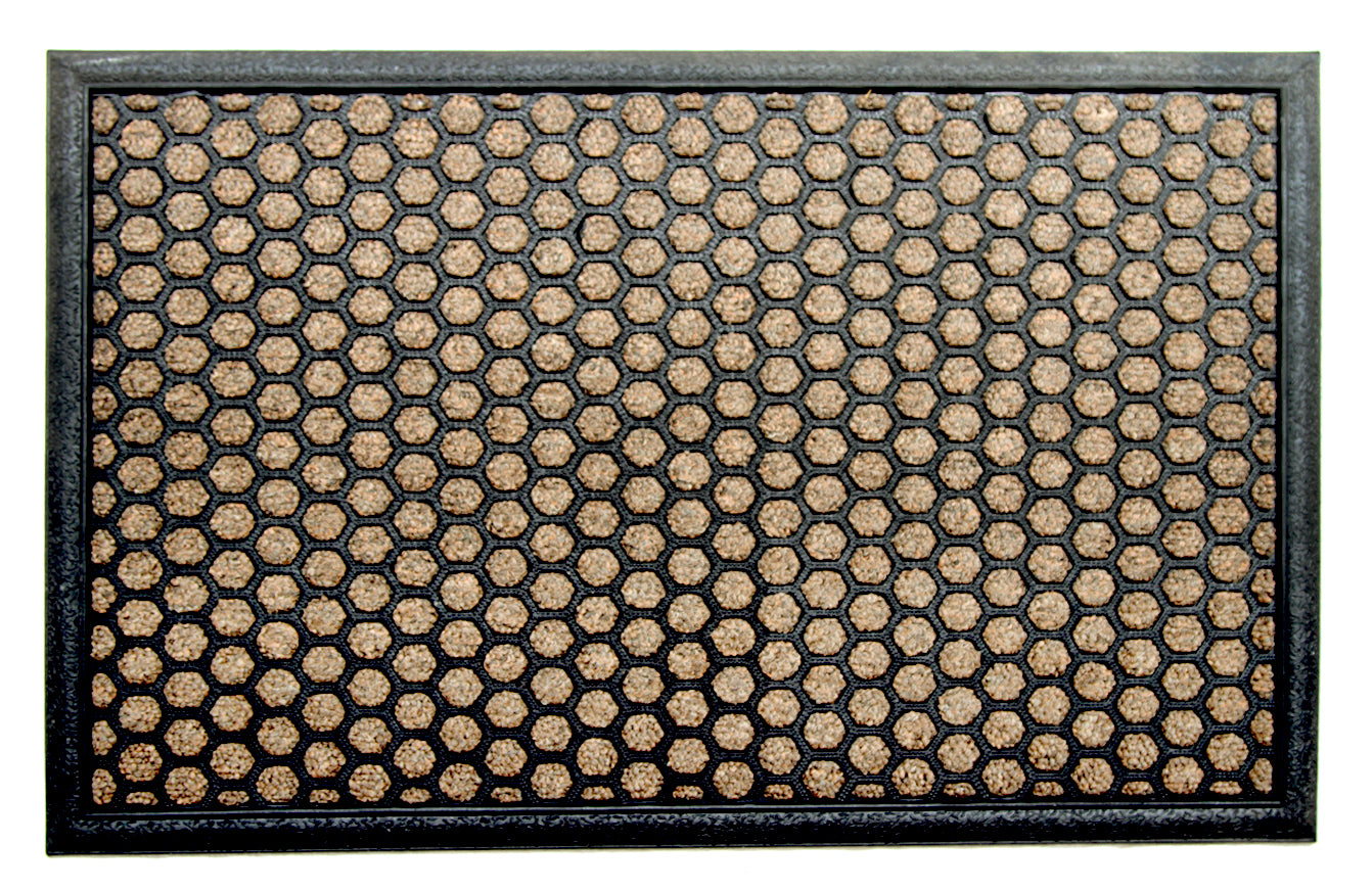 Beige Polka Dot All Purpose Mat for Home Bathroom Kitchen Entrance - OnlyMat