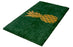 Stylish Golden Glitter Pineapple printed Green Natural Coir Floor Mat - OnlyMat