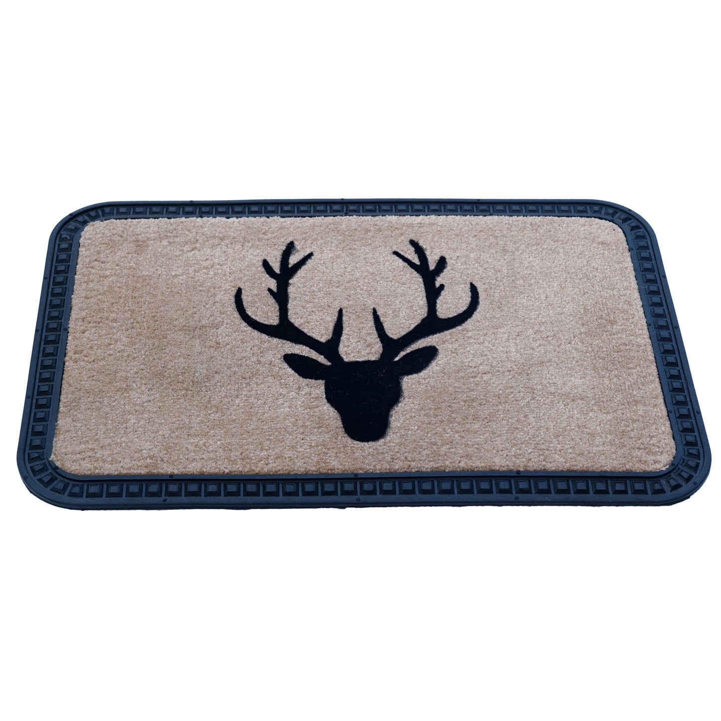 Elegant Reindeer Design Soft All-Purpose Mat Home Kitchen Bathroom Door Entrance 40x60x8mm (Beige) (Beige) - OnlyMat
