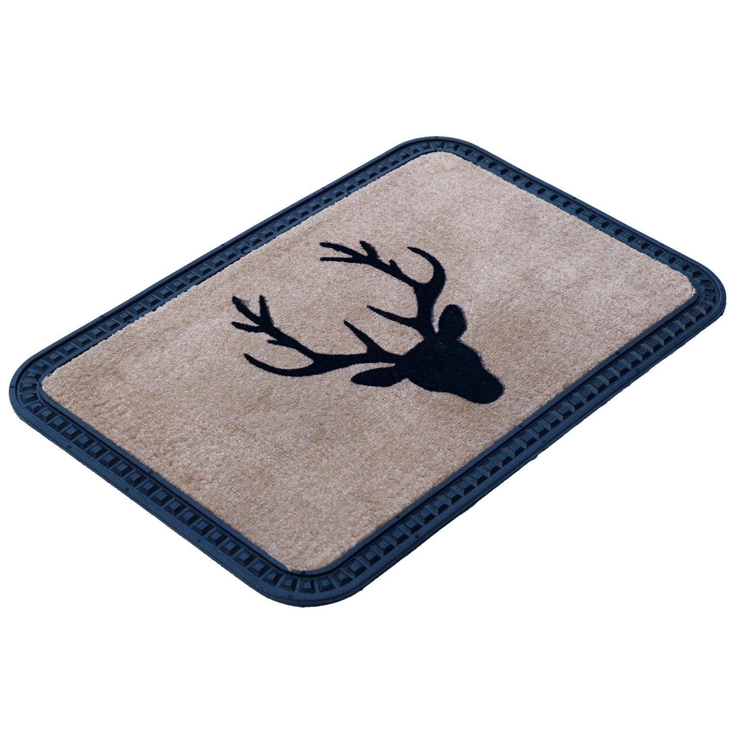 Elegant Reindeer Design Soft All-Purpose Mat Home Kitchen Bathroom Door Entrance 40x60x8mm (Beige) (Beige) - OnlyMat