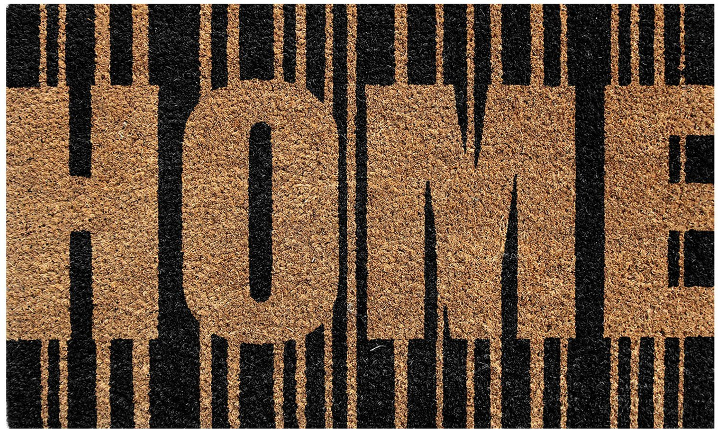 Home Striped Design Natural Coir Doormat - OnlyMat