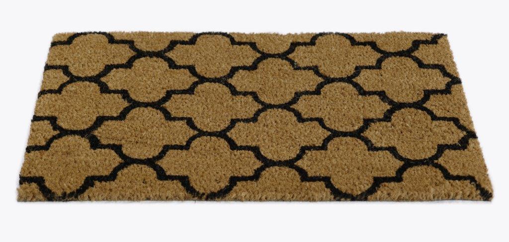 Onlymat Natural Coir Doormat (Waves Print) - OnlyMat