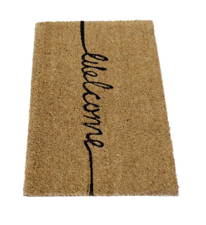 Onlymat Welcome Coir Doormat (40x70cm) - OnlyMat