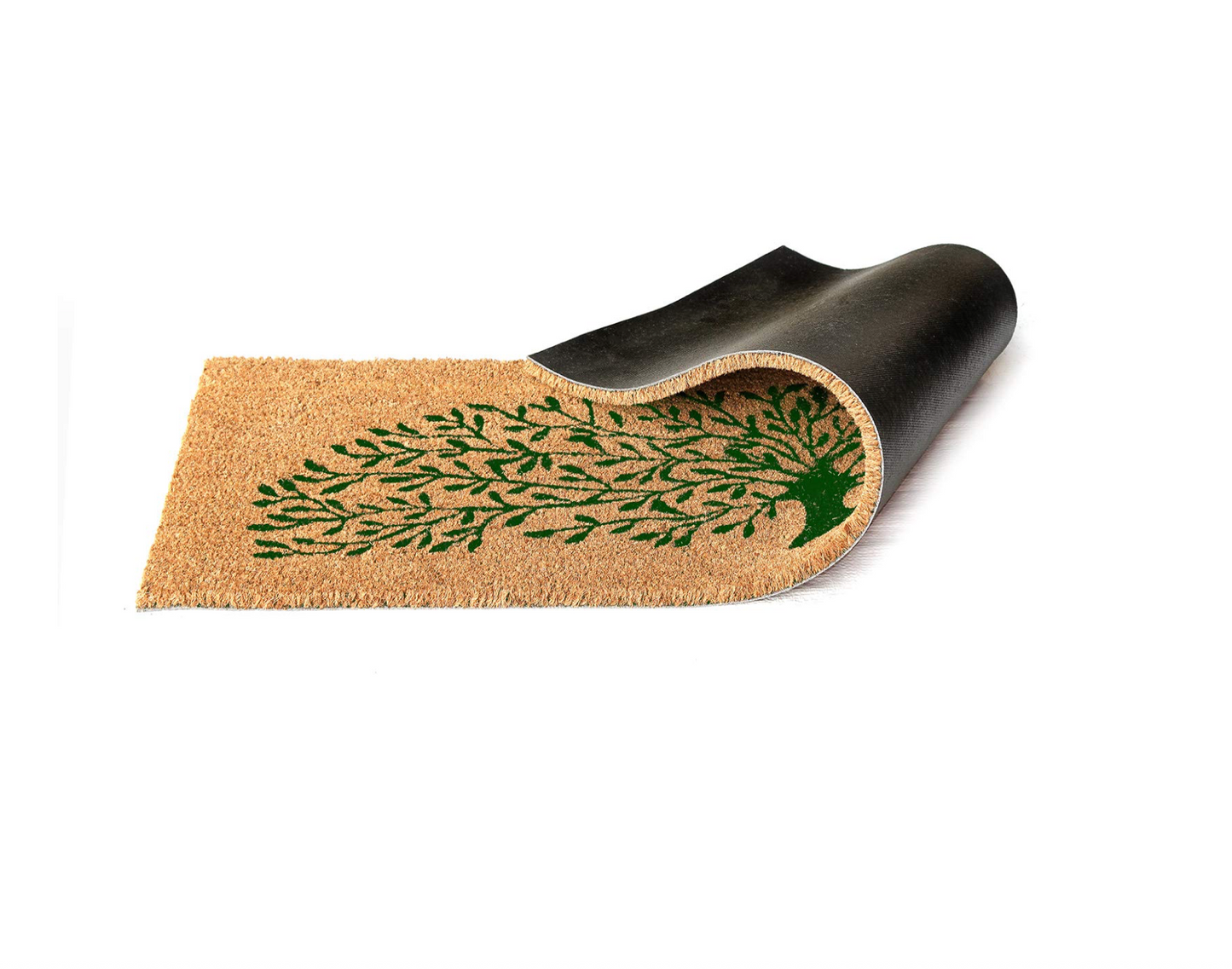 OnlyMat Tree of Life Coir Mat with Anti-Slip Backing
