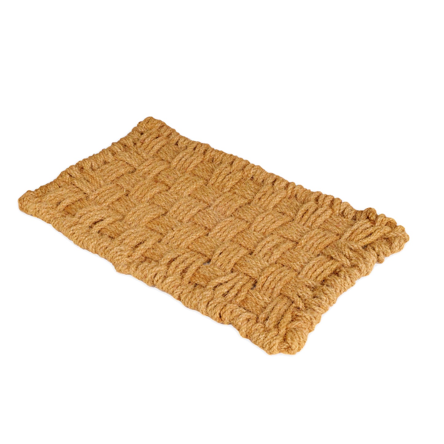 CrisCross Coir Knotted Door Mat