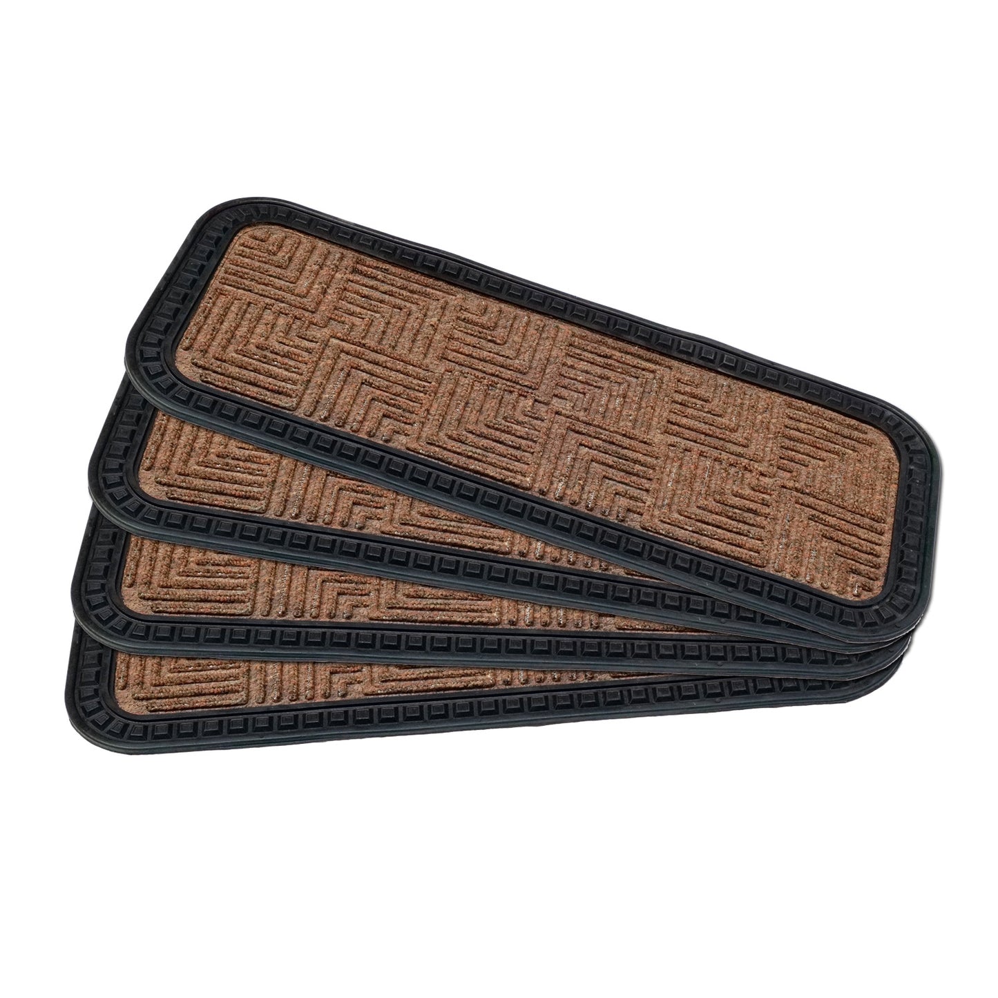 OnlyMat Brown Stair Mat treads with Anti-Slip Backing