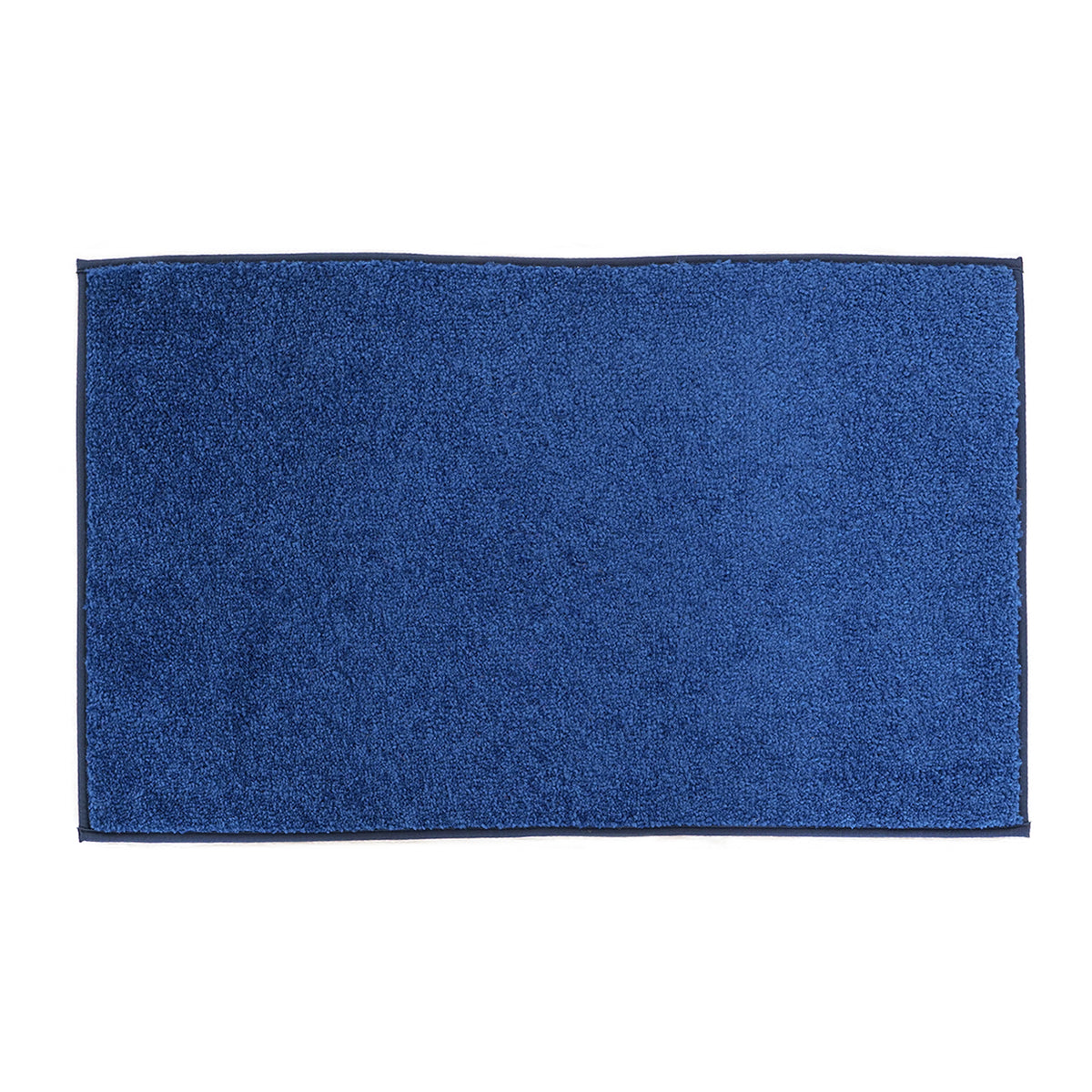 OnlyMat Soft Quickdry Plain Blue Mat  (45cm x 75cm x  8mm) (Blue)