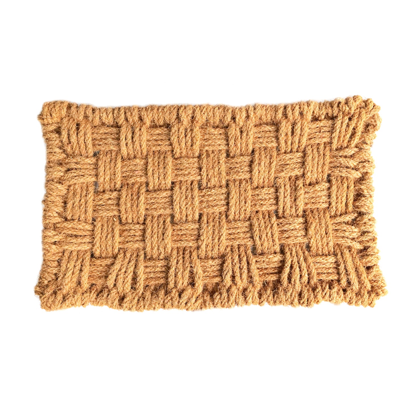 CrisCross Coir Knotted Door Mat