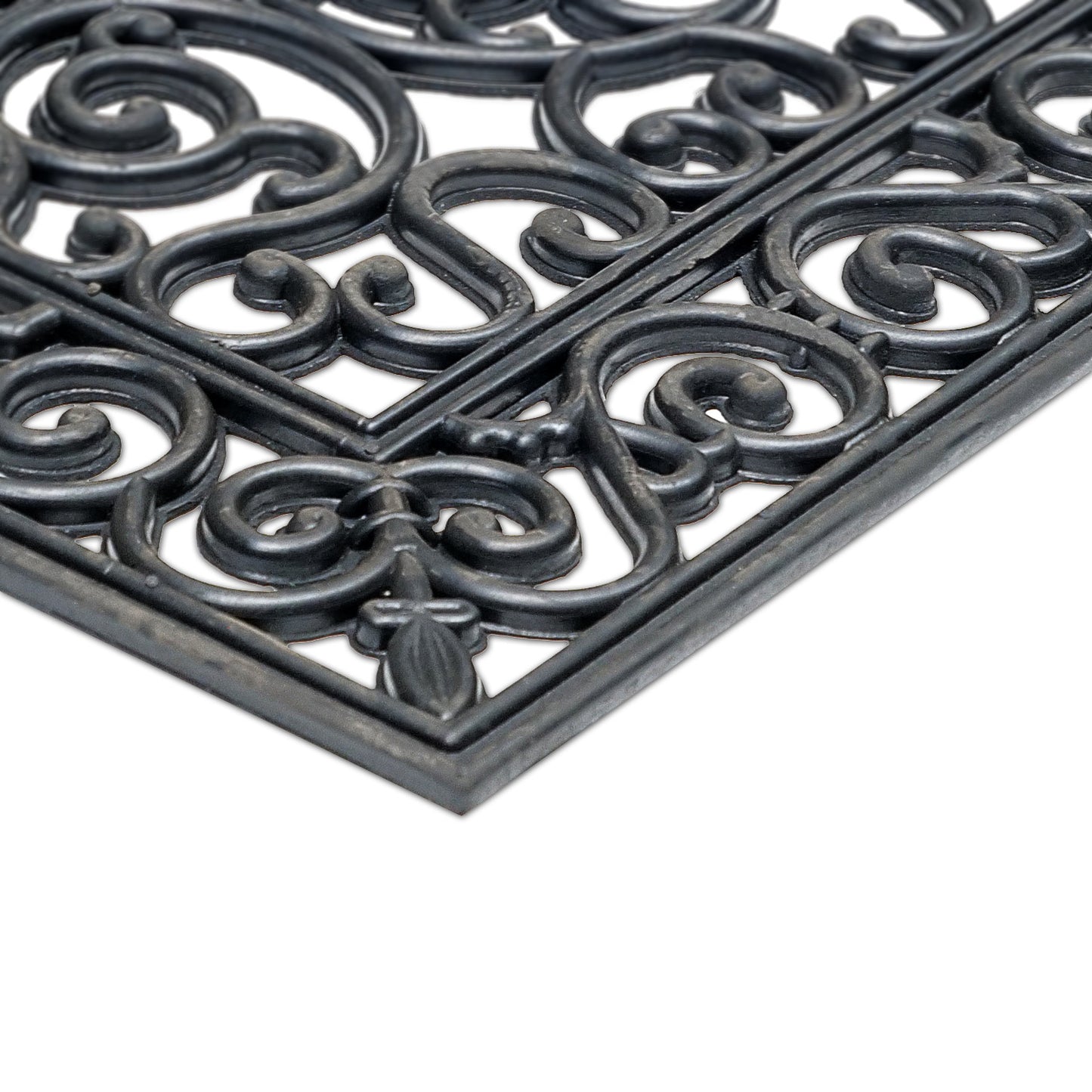Scrollwork Rubber Doormat