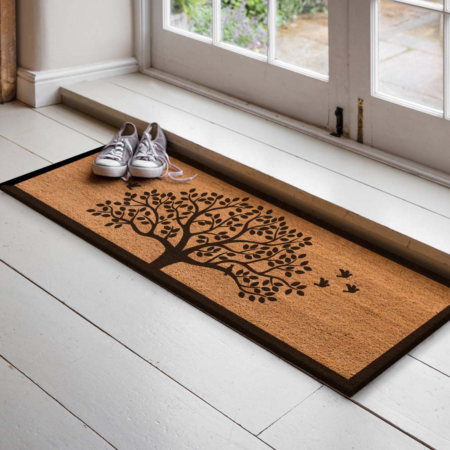 OnlyMat Tree of Life with Birds Coir Doormat