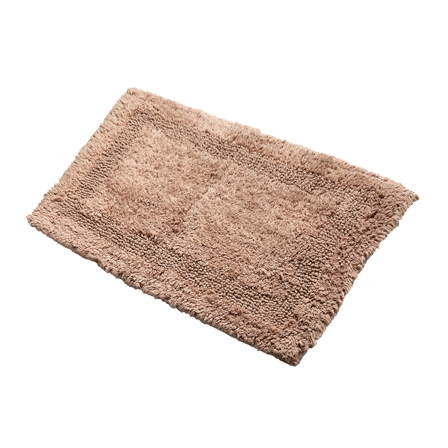 OnlyMat Cotton Quickdry Bath Mat Brown Colour (40x60cmx8mm)