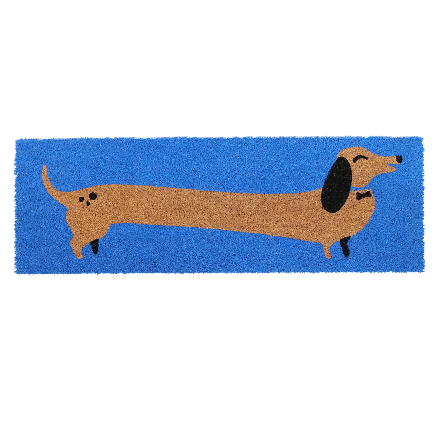 Dachshund Sausage Dog printed Natural Coir Doormat