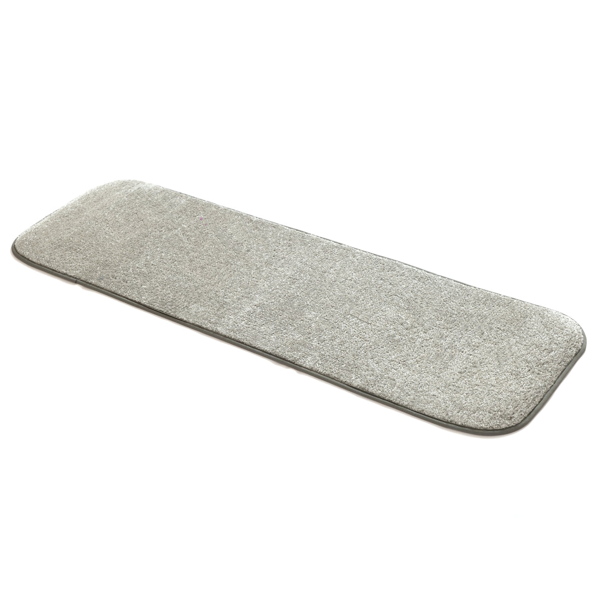 OnlyMat Elegant Soft Anti-Skid Soft Runner Mat - Bedside, Kitchen, Bathroom Entrance - Grey , 40 cm x 120 cm