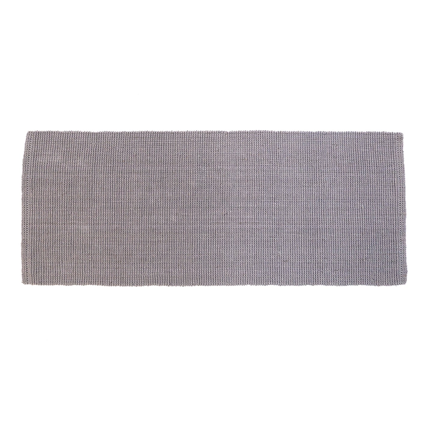 OnlyMat Light Grey Jute Long Runner Rug