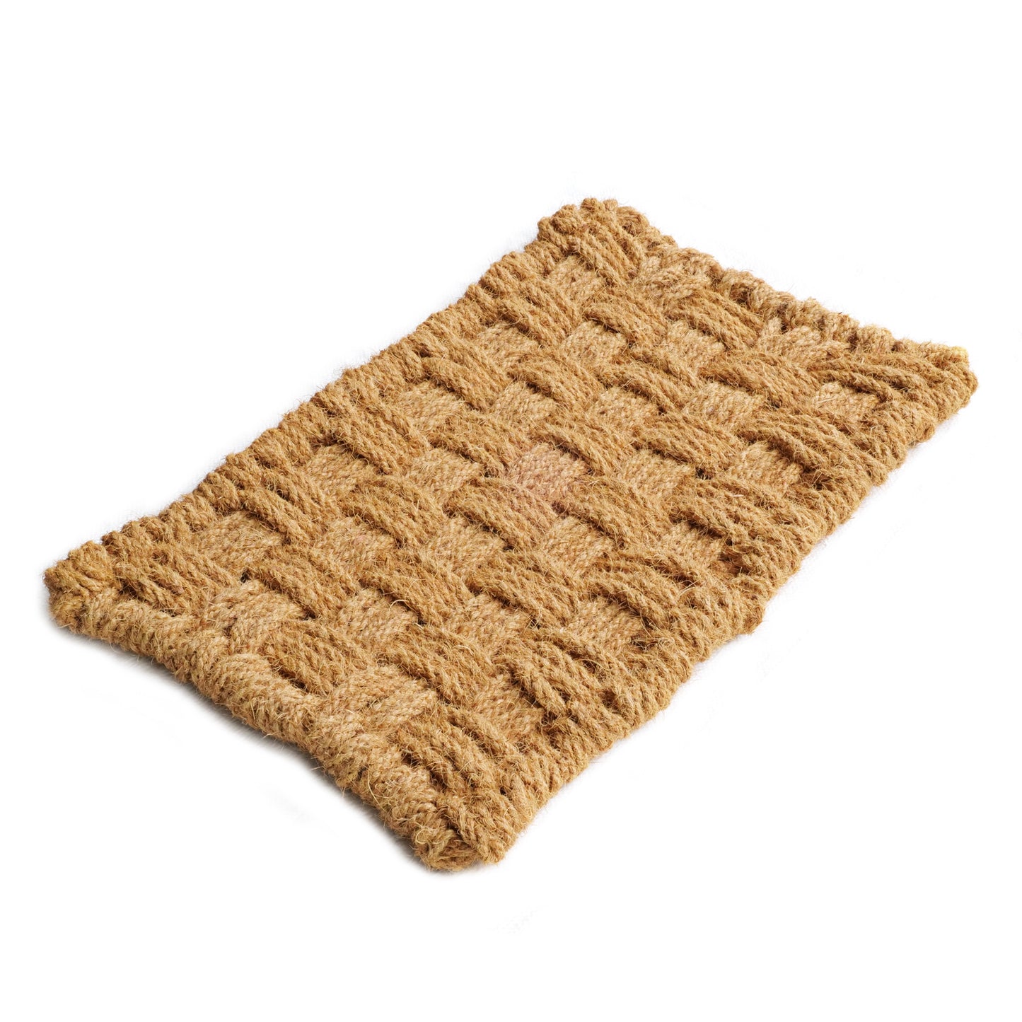 CrisCross Coir Knotted Door Mat
