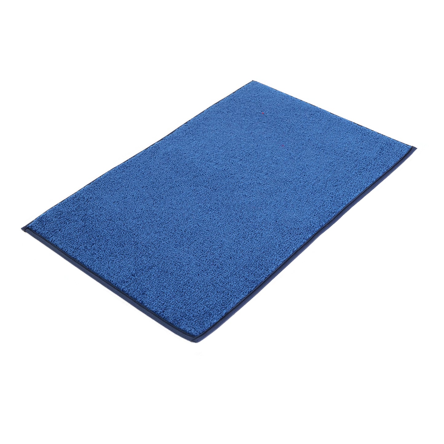 OnlyMat Soft Quickdry Plain Blue Mat  (45cm x 75cm x  8mm) (Blue)