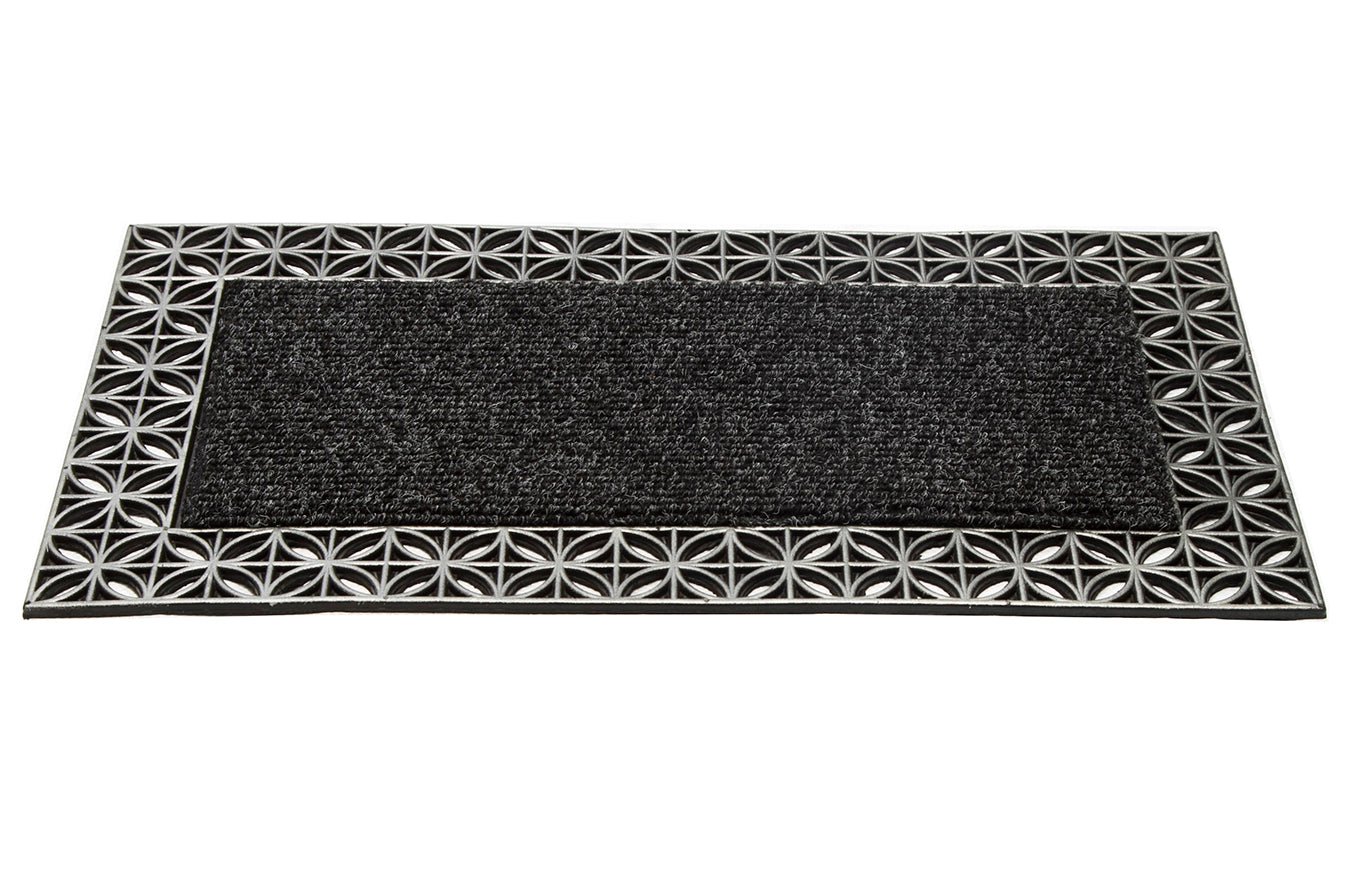 Rubber Tray Mat with Polypropylene Mat - Sanitisation Purpose and Absorbing Water - OnlyMat