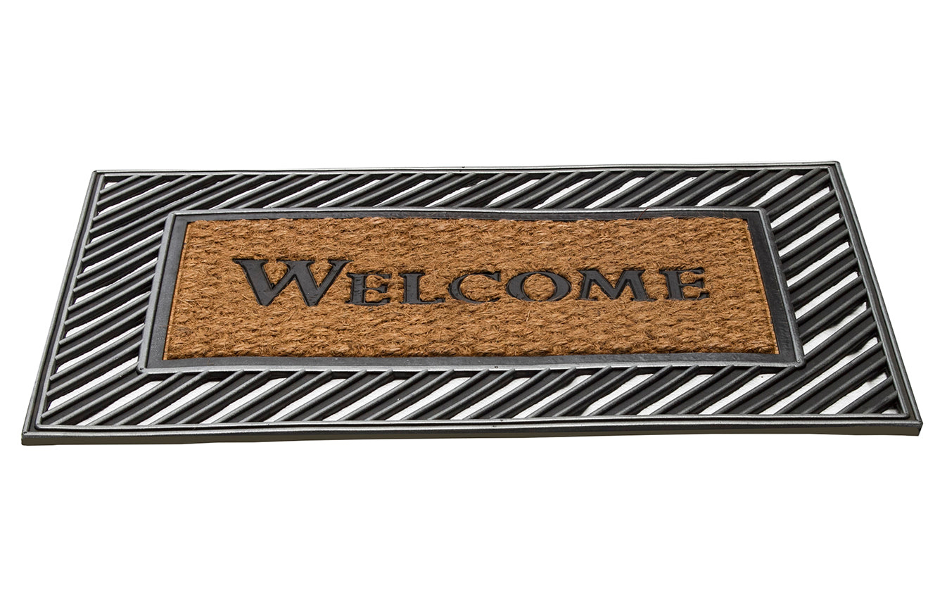Rubber Moulded Coir Welcome Mat - OnlyMat