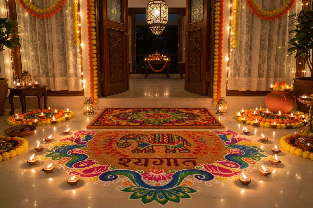 Festive Season Home Décor with OnlyMat — Mats for Every Room