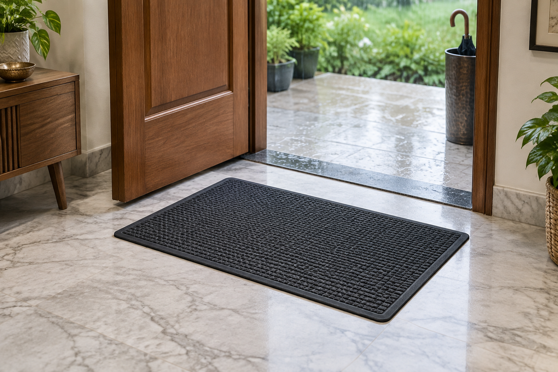 How to Choose Non-Slip Rubber Entryway Mats for Wet Indian Tiles and Marble Floors