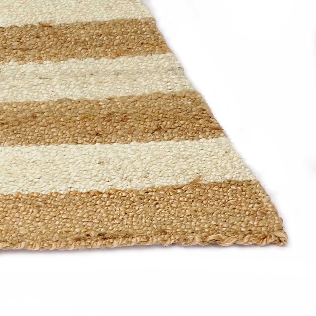 
                      
                        OnlyMat Luxe Artisan Handwoven Stripes Jute Rug
                      
                    