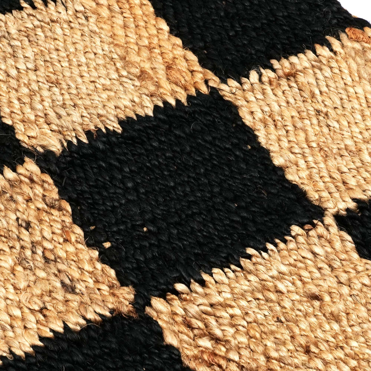 Chess Luxe Rug - Handmade Jute Carpet - Organic and Sustainable
