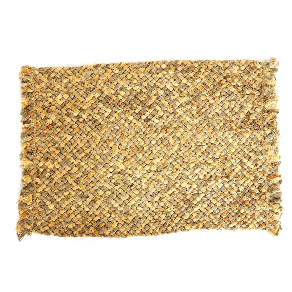 OnlyMat Braided Luxe Mat -  Hand braided Jute Rug - Handmade, Organic, Natural and Sustainable
