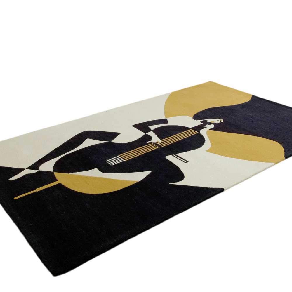 
                      
                        OnlyMat HandTufted Luxe Rug - Modern Art  - Bamboo Silk Carpet
                      
                    
