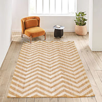 Artisan Luxe Rug - ZigZag - Carpet Weave - Jute Carpet