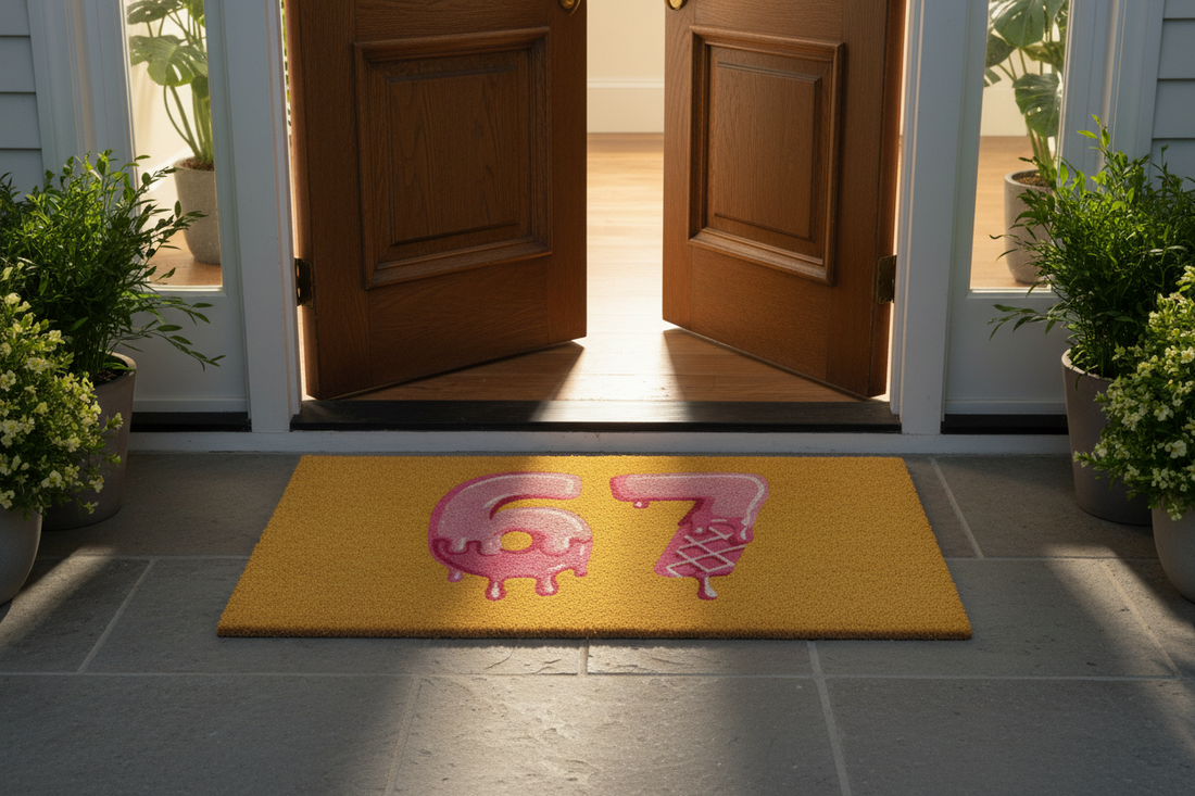 
                      
                        OnlyMat Funny 67 Doormat - Natural Coir - 45cm x 75cm
                      
                    