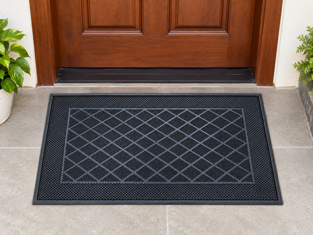 
                      
                        OnlyMat Diamond Trellis Rubber Pin Doormat - 45 × 75 cm
                      
                    