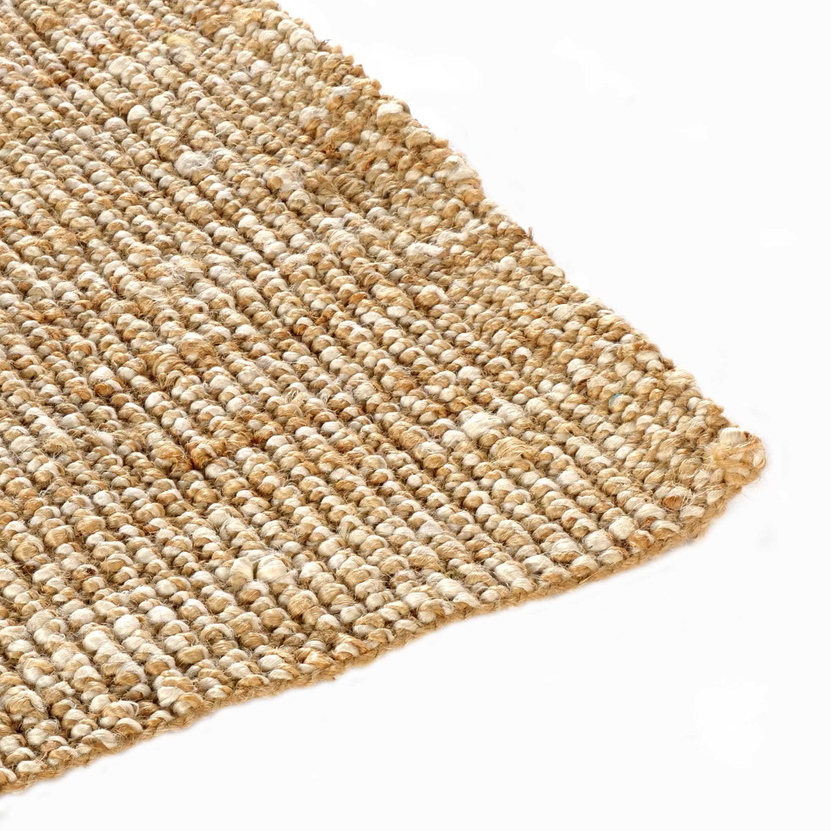 OnlyMat Melange Luxe Rug - Organic Jute - Boucle Weave - Jute Carpet