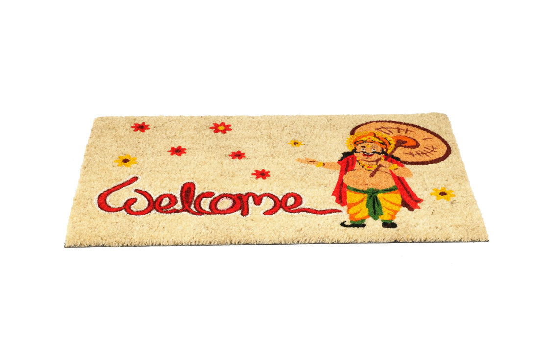 
                      
                        OnlyMat Onam Theme Kerala Coir Doormat with Anti-Slip Backing
                      
                    