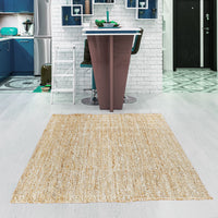 Melange Luxe Rug - Organic Jute - Boucle Weave - Jute Carpet