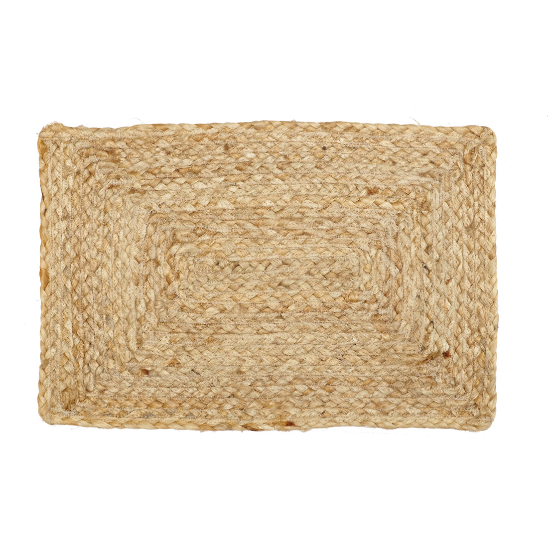 
                      
                        Woven jute mat on a white background
                      
                    