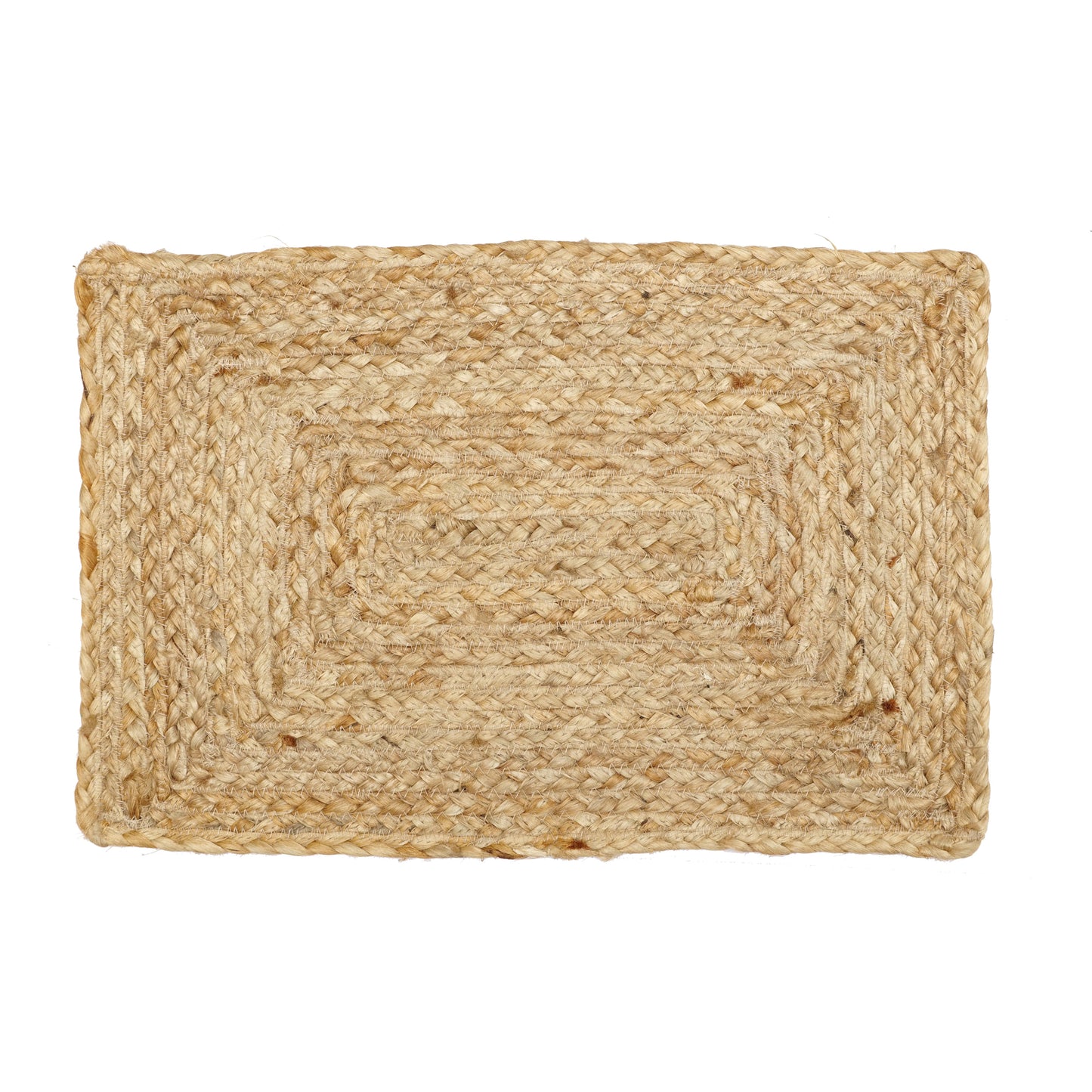 OnlyMat Luxe Hand Braided Jute Mat - Organic, Natural & Handmade.
