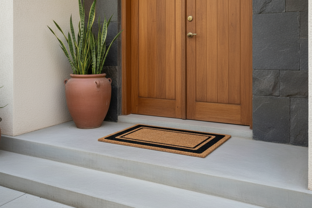 
                      
                        Onlymat Double Border Coir Doormat with Anti-Slip Backing
                      
                    