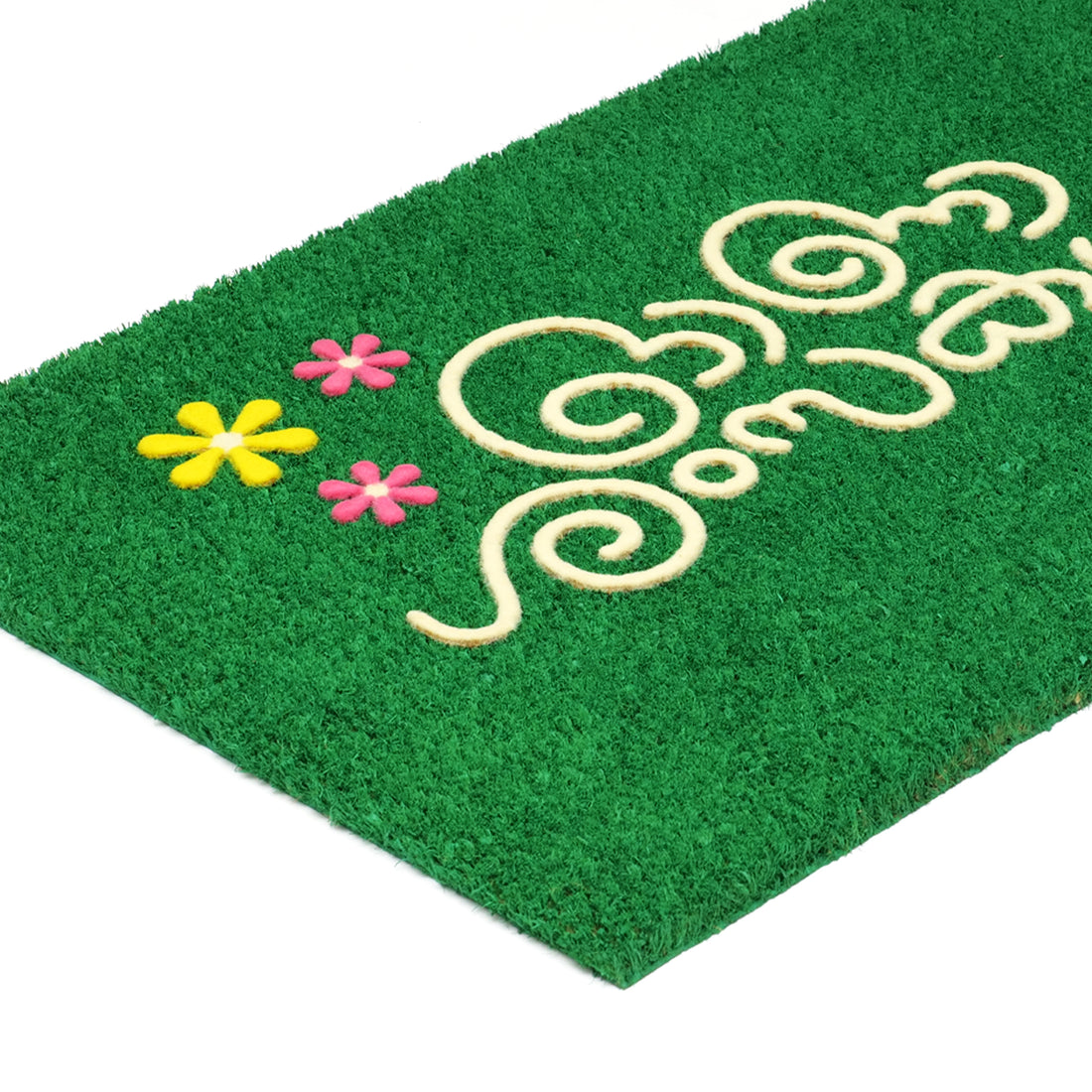 
                      
                        OnlyMat Onamashamsakal Printed Green Coir Doormat with Anti-Slip Backing
                      
                    