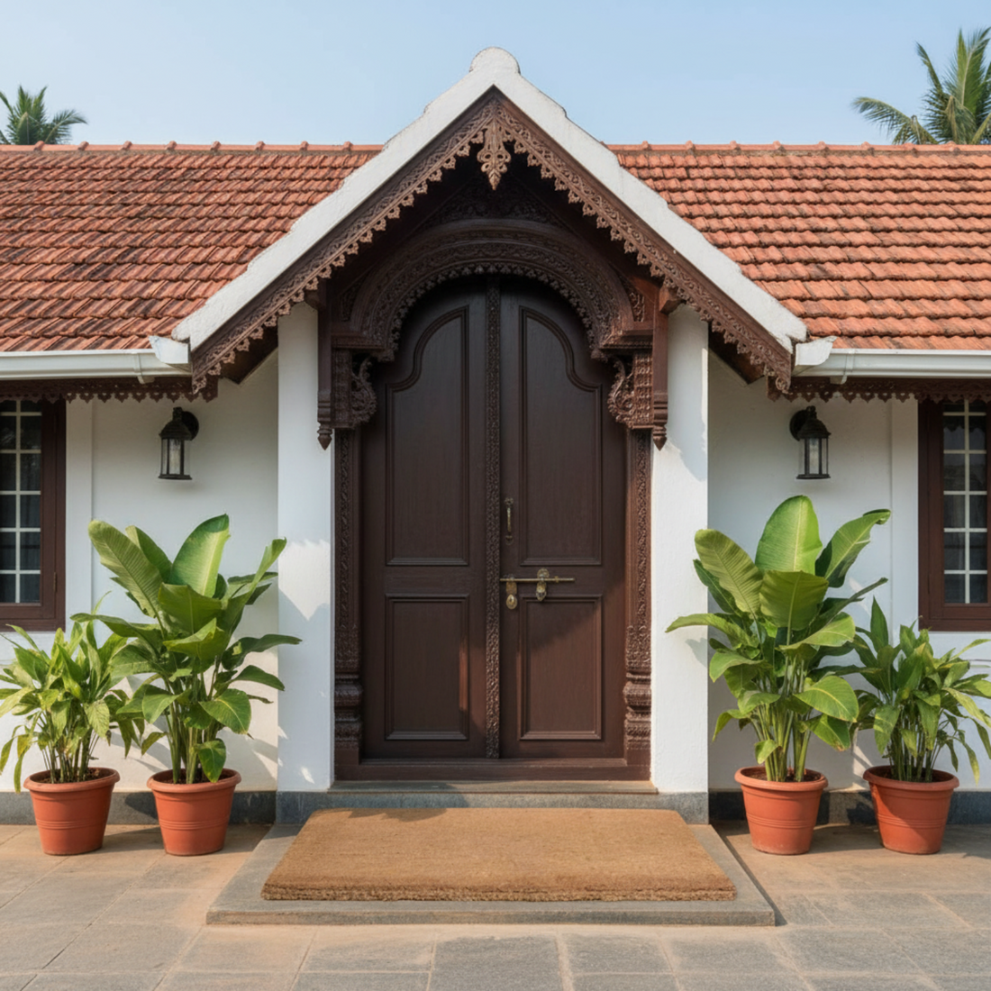 OnlyMat 100% Handloom 3cm Thick Plain Natural Coir Doormat