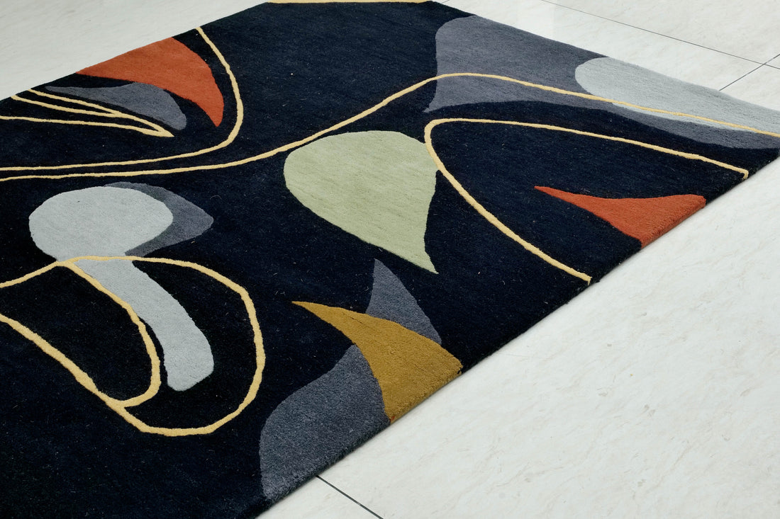 OnlyMat Modern Elganza Hand-Tufted Bamboo Silk Rug