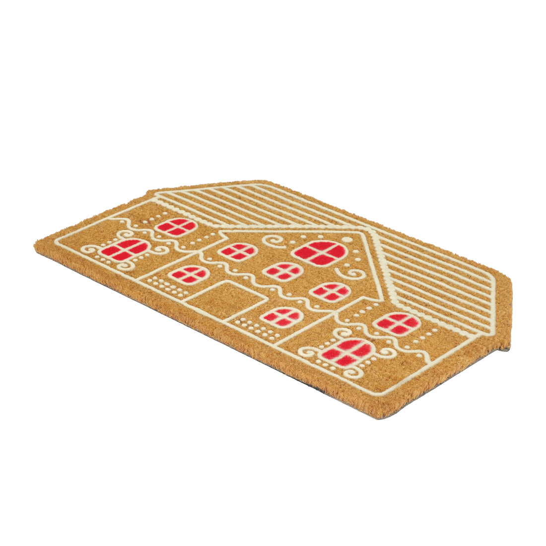 
                      
                        OnlyMat Winter Wonderland Gingerbread House – Flocked Coir Doormat
                      
                    