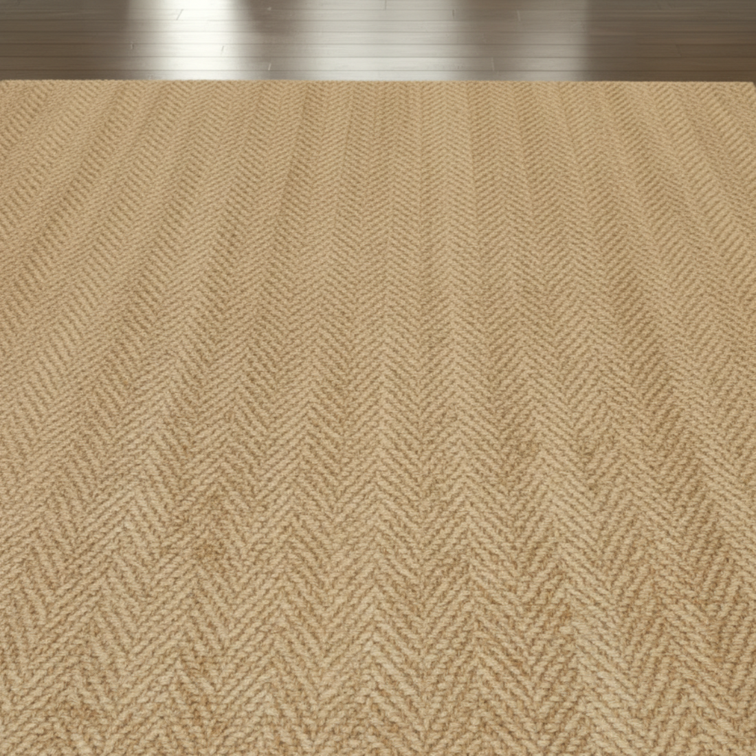OnlyMat Artisan Herringbone Jute Rug