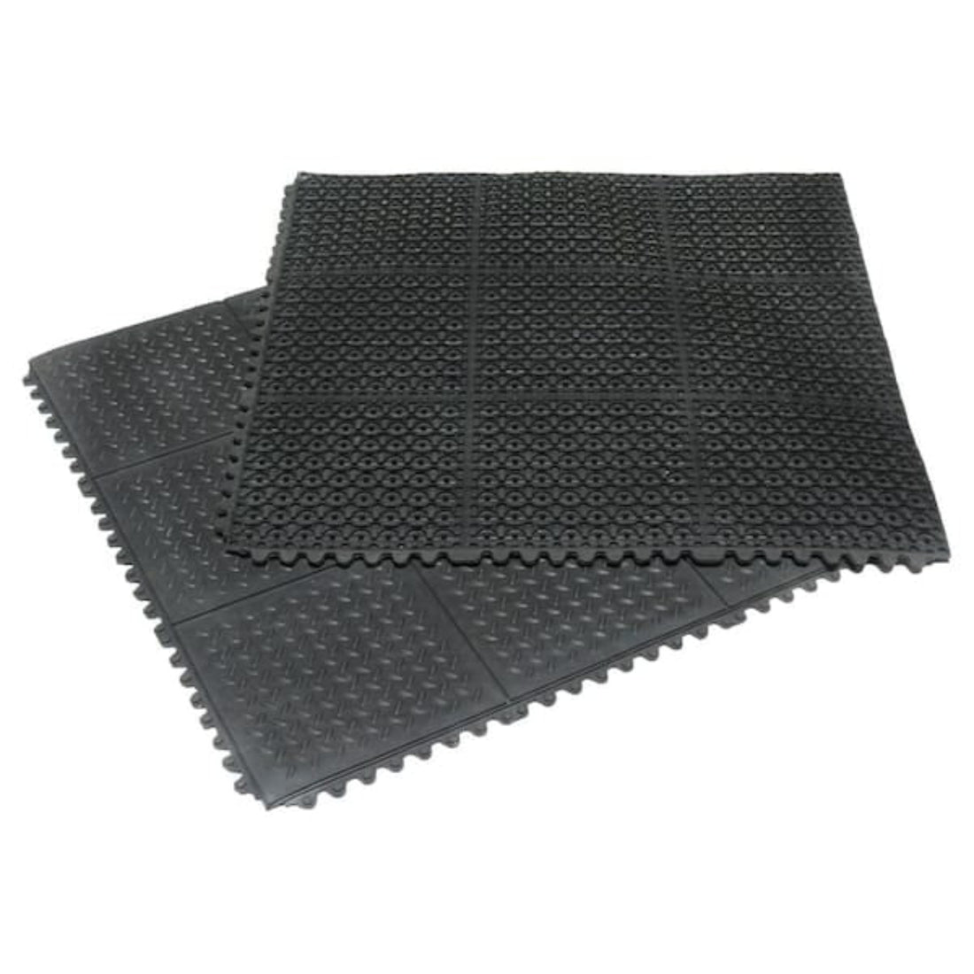 
                      
                        Black interlocking foam mats on a white background
                      
                    