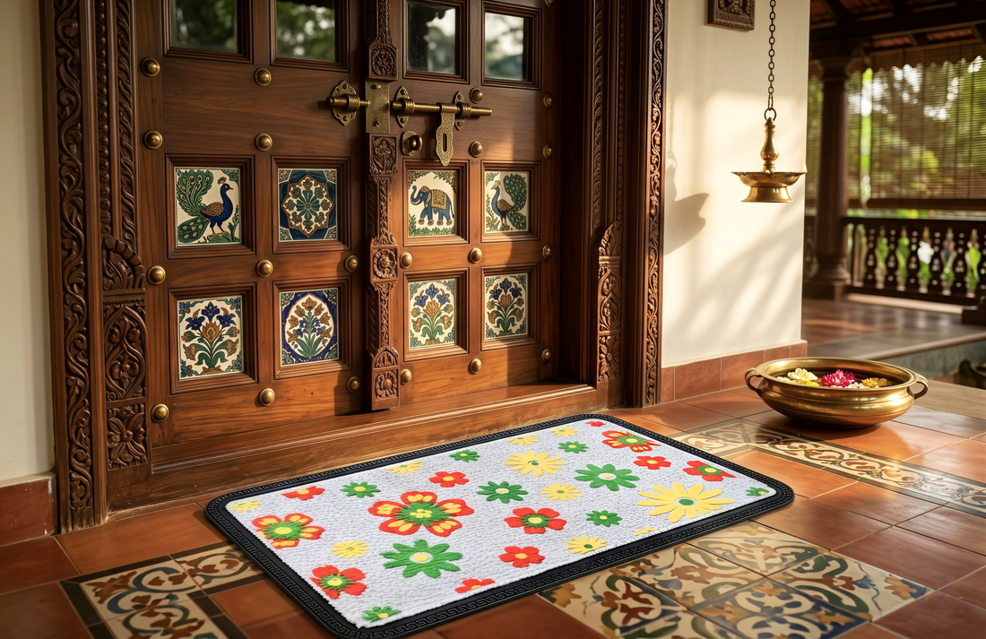 
                      
                        OnlyMat Bright Petals Flocked PP Mat - Anti-Slip & Fade-Proof
                      
                    