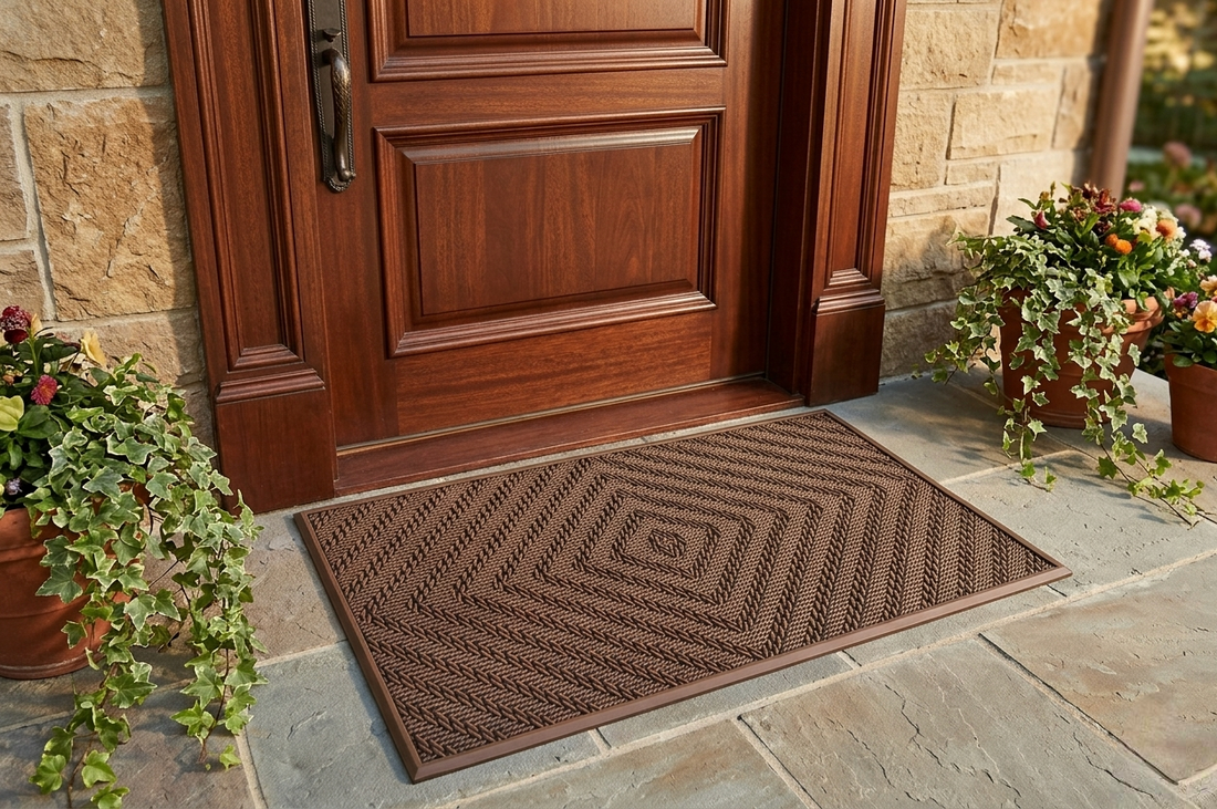 
                      
                        OnlyMat Interlocking Rope Pattern Metallic Rubber Mat
                      
                    