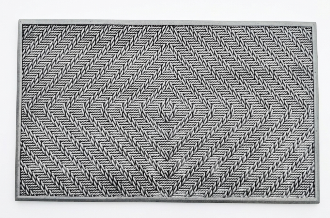 
                      
                        OnlyMat Interlocking Rope Pattern Metallic Rubber Mat
                      
                    