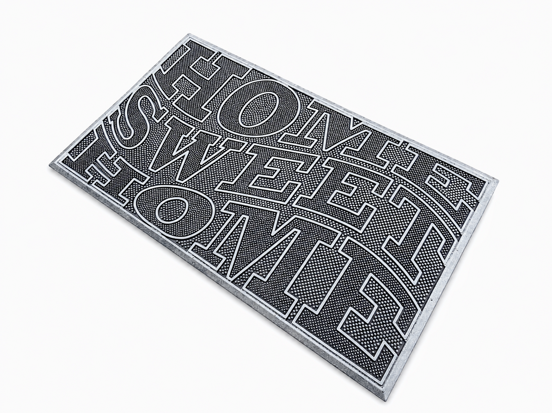 
                      
                        Doormat with 'Home Sweet Home' text on a white background
                      
                    